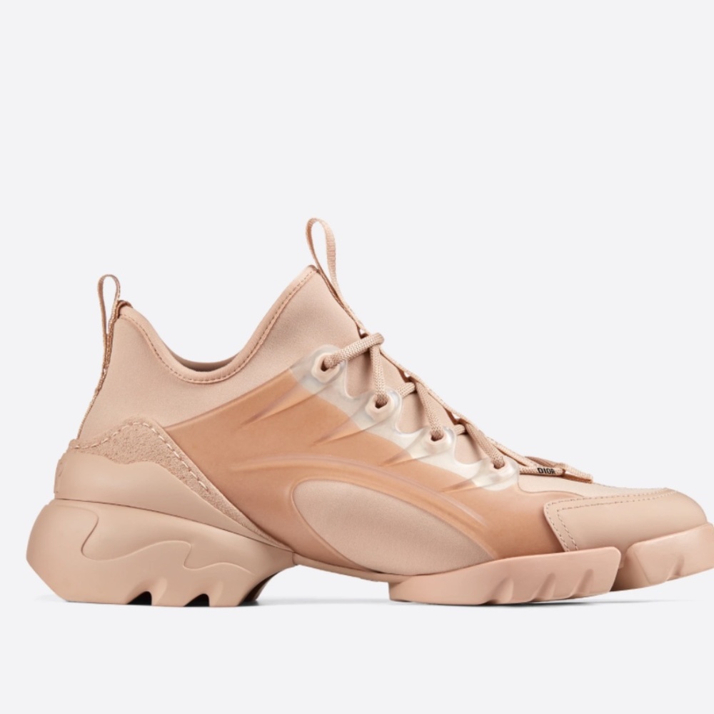 Dior D-CONNECT SNEAKER Nude Technical Fabric. Classic Dior design. - Picture 2 of 12